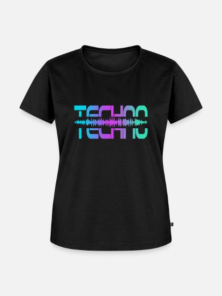 Techno Rave Raver - Women's Premium Organic T-shirt - black