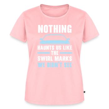 Nothing Haunt Us Like Swirl Marks We Didn't See - Women's Premium Organic T-shirt - rose - Front - AI Model Female 172 dark (172cm)