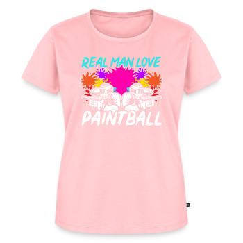 Paintball Paint Gun Paintball Spieler Paintballer - Frauen Premium Bio T-Shirt - Rosa - Vorne - AI Model Female 172 dark (172cm)