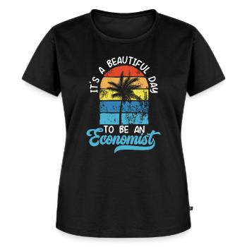 Wirtschaftswissenschaftler Wirtschaftslehrer Beruf Wirtschaft Wirtschaft - Frauen Premium Bio T-Shirt - Schwarz - Vorne - Selfina (174cm)