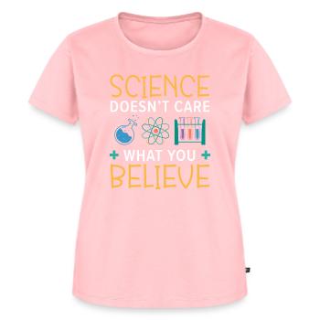 Atheismus Anti-Religion Agnostiker Freidenker Atheist - Frauen Premium Bio T-Shirt - Rosa - Vorne - AI Model Female 172 dark (172cm)