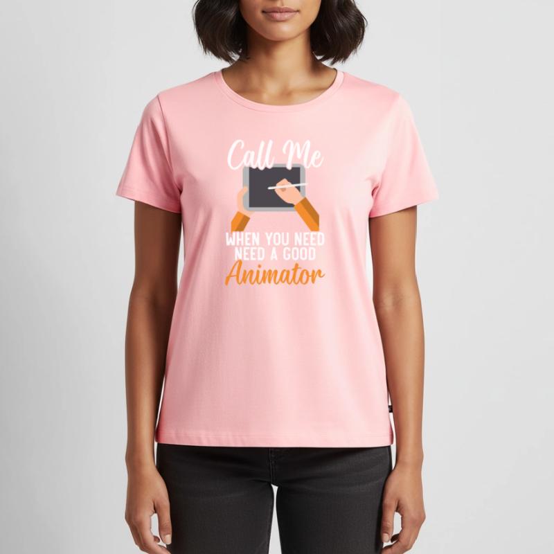 3d Animator Animate Key Frames Rendering Animation Women's Premium Organic T-shirt