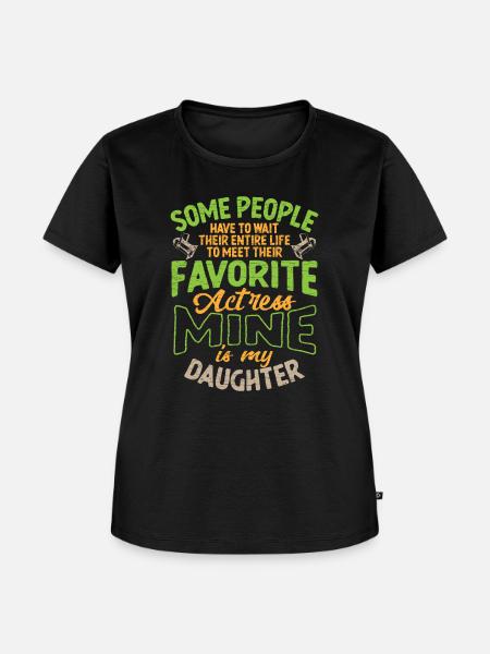 Schauspielerin Theater Geschenk - Frauen Premium Bio T-Shirt - Schwarz