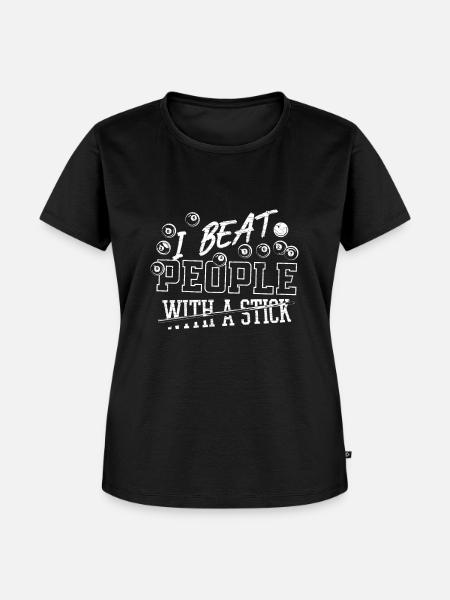 Billard Poolbillard - Frauen Premium Bio T-Shirt - Schwarz
