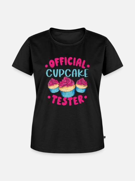 Cupcake - Frauen Premium Bio T-Shirt - Schwarz