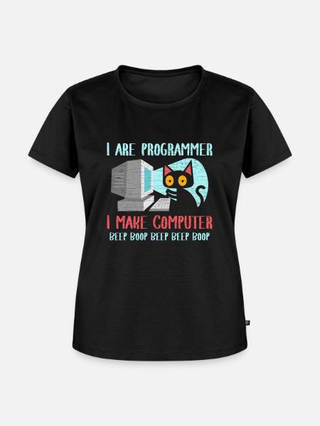 Programmierer Coder - Frauen Premium Bio T-Shirt - Schwarz