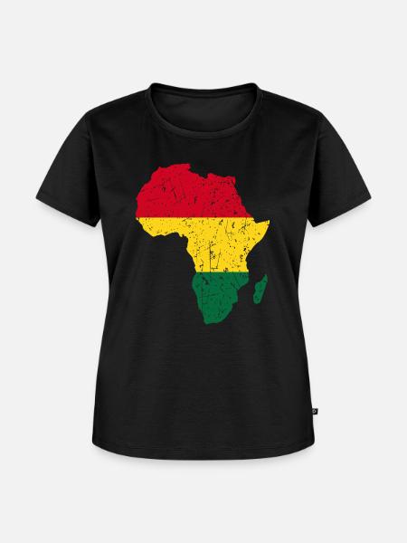 Afrika - Frauen Premium Bio T-Shirt - Schwarz