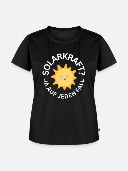 Solarkraft - Ja auf jeden Fall - Frauen Premium Bio T-Shirt - Schwarz