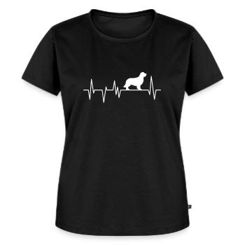 Haustier Hunde Hundebesitzer - Frauen Premium Bio T-Shirt - Schwarz - Vorne - Selfina (174cm)