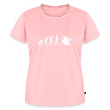 Batteur Evolution Drum Drum - T-shirt Premium bio Femme - rose - Devant - AI Model Female 172 dark (172cm)