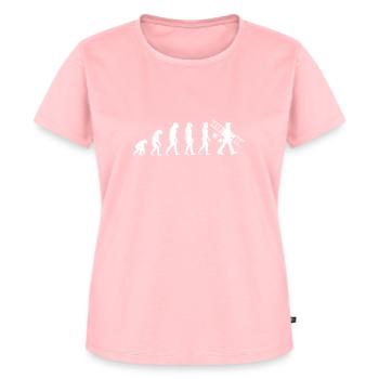 Ramoneur Evolution Cheminée Cheminée - T-shirt Premium bio Femme - rose - Devant - AI Model Female 172 dark (172cm)