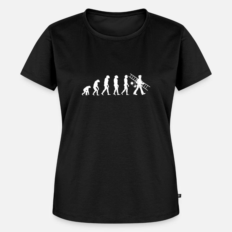 Ramoneur Evolution Cheminée Cheminée - T-shirt Premium bio Femme - noir