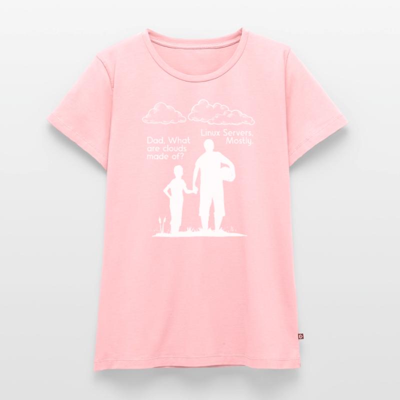 Aus Was Sind Clouds Programmierer Coder Frauen Premium Bio T-Shirt