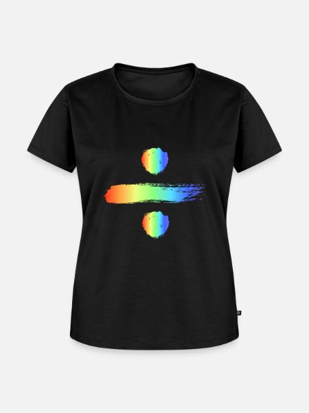 Pride Regenbogen Gleichberechtigung - Frauen Premium Bio T-Shirt - Schwarz