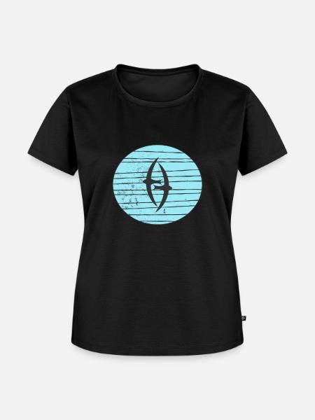 Schwalben Mauersegler Solhouette Vögel - Frauen Premium Bio T-Shirt - Schwarz