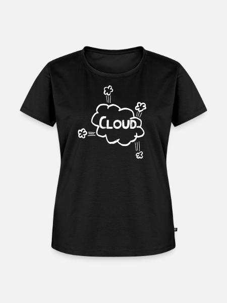 Cloud IT - Frauen Premium Bio T-Shirt - Schwarz