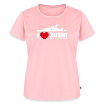 I love Sushi Sexy Kinky - Women's Premium Organic T-shirt - rose - Front - AI Model Female 172 dark (172cm)