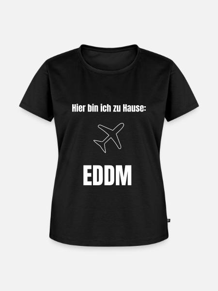 Flughafen München Pilot - Frauen Premium Bio T-Shirt - Schwarz