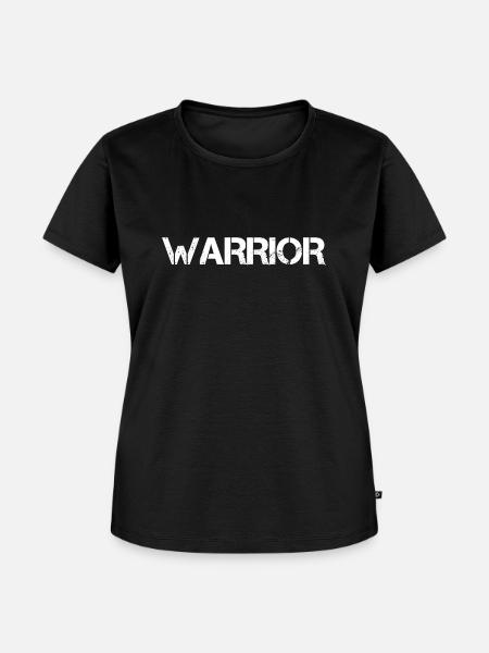 Warrior Krieger - Frauen Premium Bio T-Shirt - Schwarz
