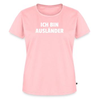 I am a foreigner - Women's Premium Organic T-shirt - rose - Front - AI Model Female 172 dark (172cm)