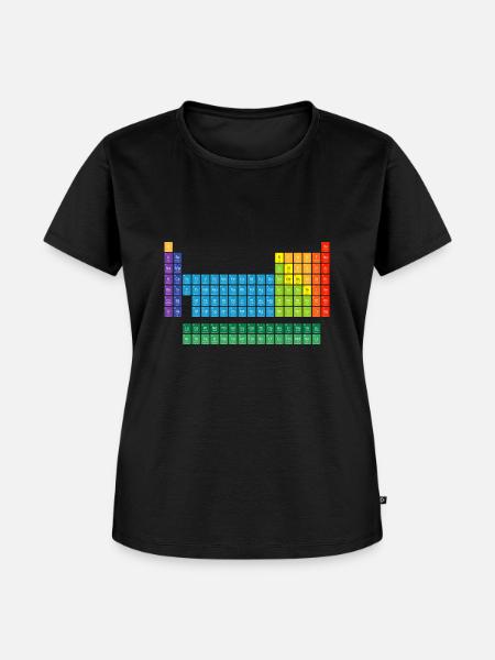 Periodensystem der Elemente - Frauen Premium Bio T-Shirt - Schwarz