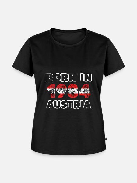 Austria 1984 - Frauen Premium Bio T-Shirt - Schwarz