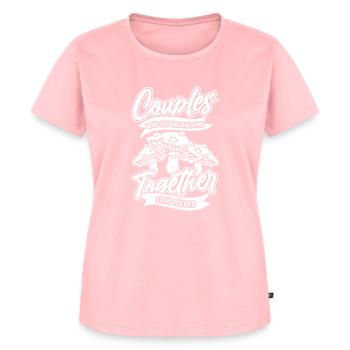 Pilzsammler Pilze - Frauen Premium Bio T-Shirt - Rosa - Vorne - AI Model Female 172 dark (172cm)