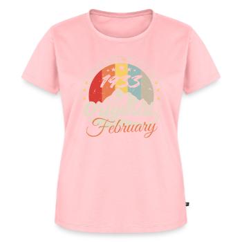 Birthday Gift February 1933 Vintage 91 Years - Women's Premium Organic T-shirt - rose - Front - AI Model Female 172 dark (172cm)