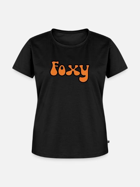 Foxy niedliche Fuchsfuchsfuchsfuchs - Frauen Premium Bio T-Shirt - Schwarz