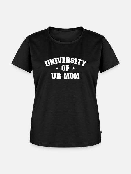 Universit�t ur Mutter - Frauen Premium Bio T-Shirt - Schwarz