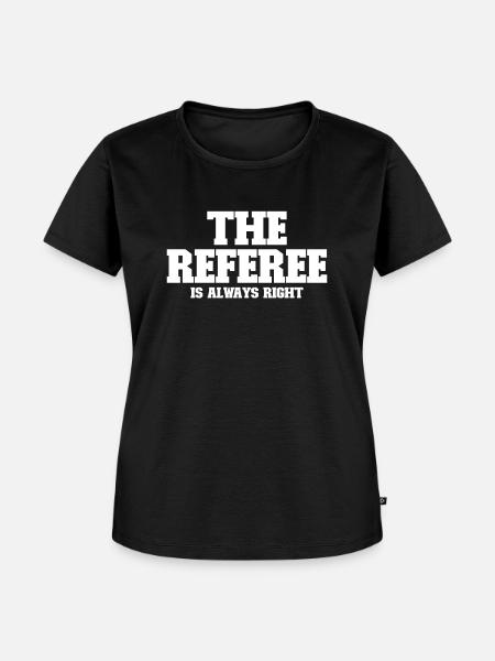 Der Schiedsrich - Frauen Premium Bio T-Shirt - Schwarz