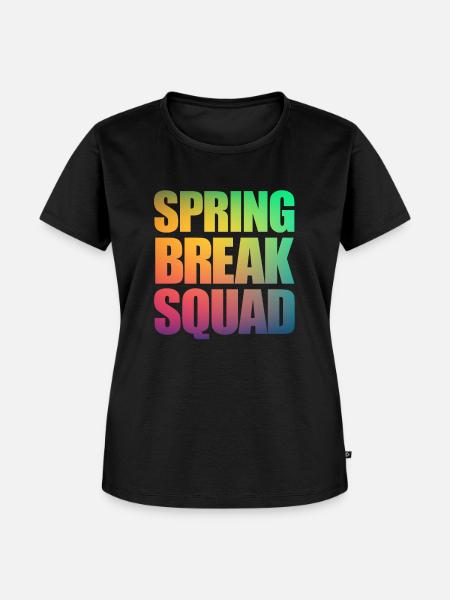 Spring Break Squad Spring Break - Frauen Premium Bio T-Shirt - Schwarz