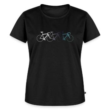 Fahrrad - Frauen Premium Bio T-Shirt - Schwarz - Vorne - Selfina (174cm)
