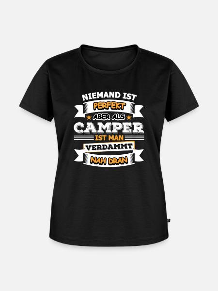 Camper - Frauen Premium Bio T-Shirt - Schwarz