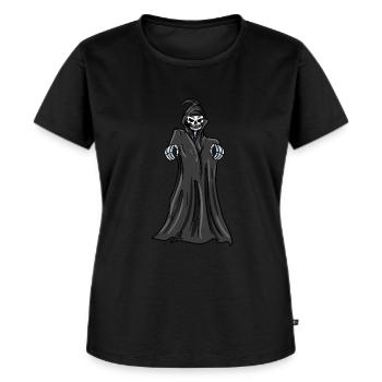 Skeleton - Women's Premium Organic T-shirt - black - Front - Selfina (174cm)