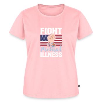 Hirnerkrankung Beratung Beraterin - Frauen Premium Bio T-Shirt - Rosa - Vorne - AI Model Female 172 dark (172cm)