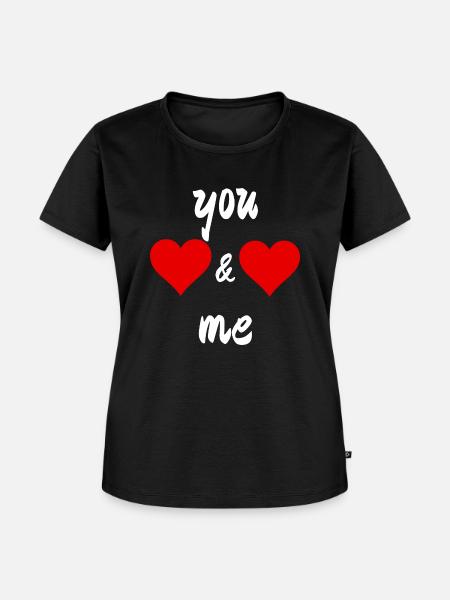Du & Ich - Frauen Premium Bio T-Shirt - Schwarz