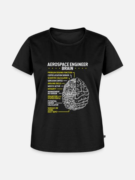 Aerospace Engineering Aerospace Engineer - Frauen Premium Bio T-Shirt - Schwarz