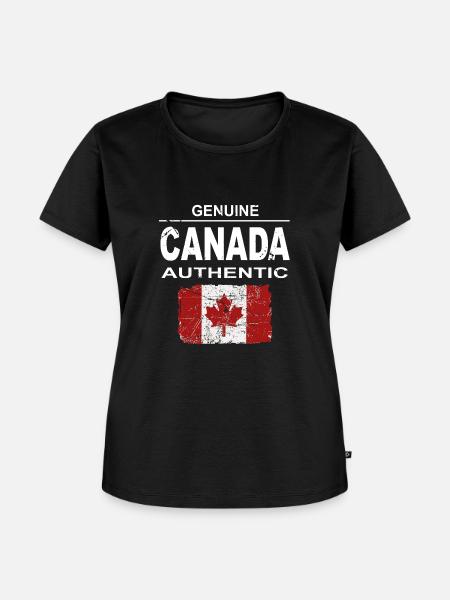 Kanada - Maple Leaf - Canada - Frauen Premium Bio T-Shirt - Schwarz