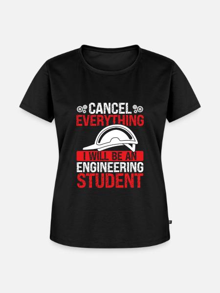 Funny Engineering Student Engineering School - Frauen Premium Bio T-Shirt - Schwarz