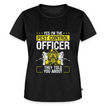 Pesticide pour les travailleurs de l’extermination des ravageurs - T-shirt Premium bio Femme - noir - Devant - Selfina (174cm)