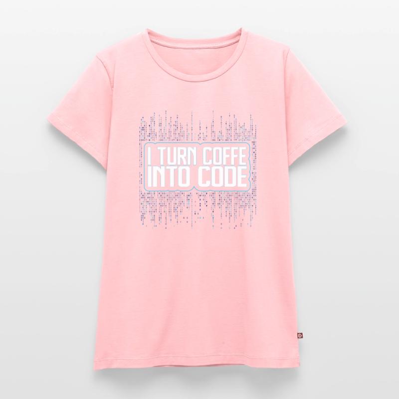 Funny Programmers Coding Coffee Gift Women's Premium Organic T-shirt