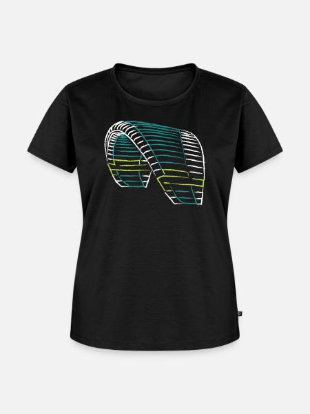 Bantam Nova Paraglider - Frauen Premium Bio T-Shirt - Schwarz