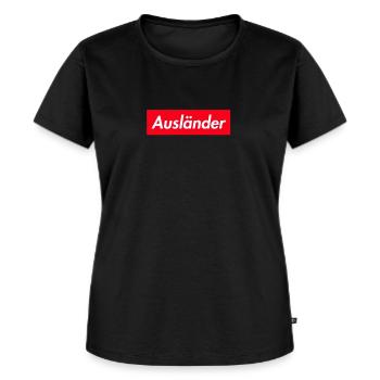 immigrant étranger canak disant chemise drôle total - T-shirt Premium bio Femme - noir - Devant - Selfina (174cm)