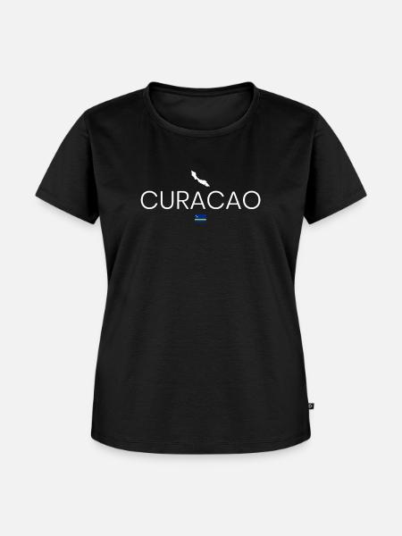 Insel Curacao Urlaub - Frauen Premium Bio T-Shirt - Schwarz