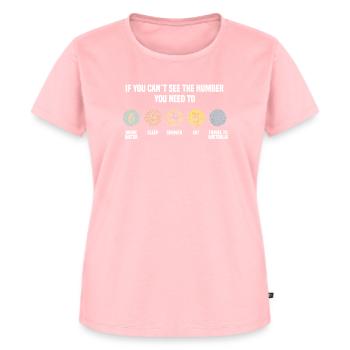 Numéros Ishihara - Voyage en Australie - T-shirt Premium bio Femme - rose - Devant - AI Model Female 172 dark (172cm)