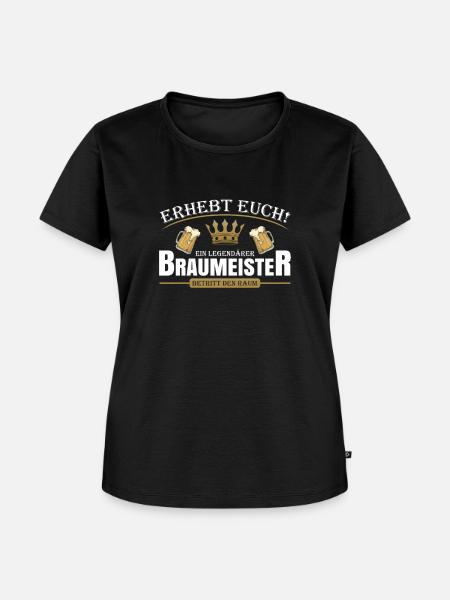 Braumeister - Frauen Premium Bio T-Shirt - Schwarz