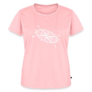 Compass - Women's Premium Organic T-shirt - rose - Front - AI Model Female 172 dark (172cm)