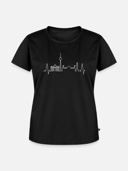 Berlin - Frauen Premium Bio T-Shirt - Schwarz