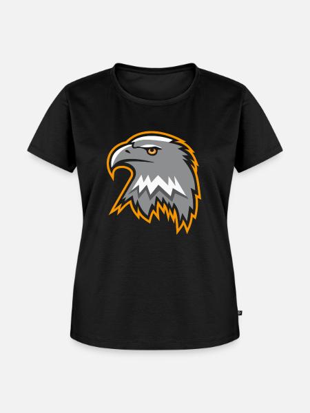 adler - Frauen Premium Bio T-Shirt - Schwarz
